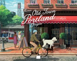 Old Town Portland poster